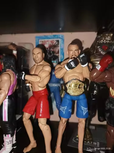 Randy Couture 🆚Chuck Liddell UFC 57 Jakks 18Cm Action Figure