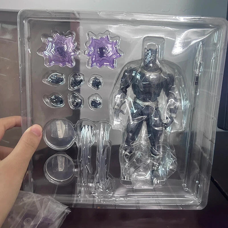 Amazing Yamaguchi Revoltech Black Panther Action Figure🎀 Con Scatola