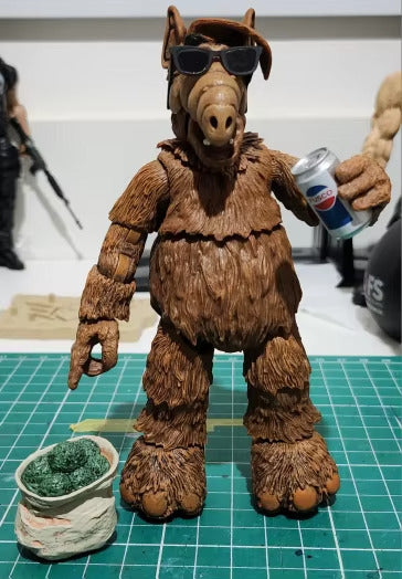 NECA Alf Ultimate Alien Life Form 7" Action Figure 1:12 CON SCATOLA ORIGINALE