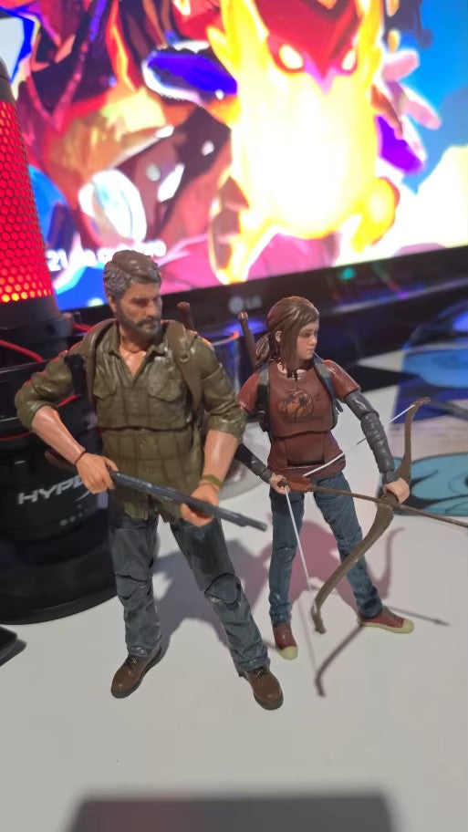 PlayStation The Last Of Us Part 2 Joel Ellie Action Figure 2pcs 18 cm e 15cm