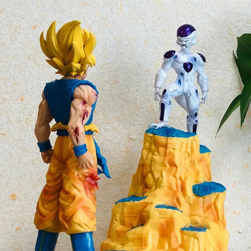 🐉 Dragon Ball Z Action Figure 31cm – Goku SSJ vs Freezer Anime