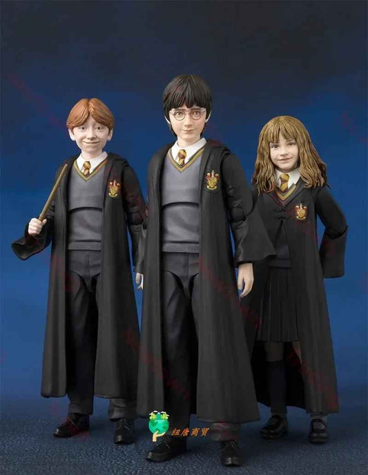 ⚡ SHF Harry Potter Hermione Ron Action Figure Toy 🎁 Collezione PVC