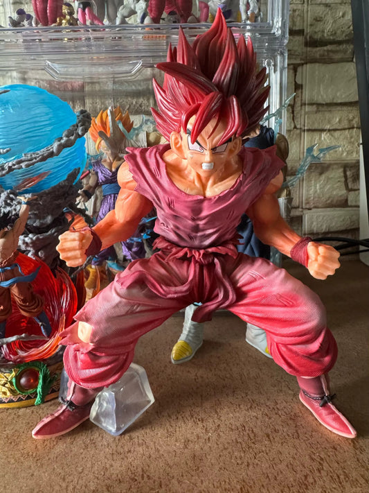 🔥 Dragon Ball Z Action Figure 25cm Kaiouken Goku PVC Super Saiyan 💥