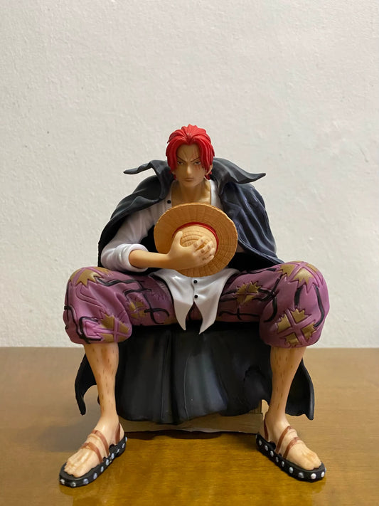 One Piece Film Red Yonko Red Hair Shanks 17Cm PVC Action Figure CON SCATOLA