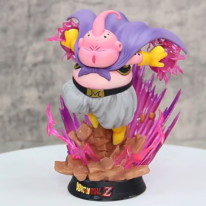 Dragon Ball Z Figure 19cm Majin Buu Fat Buu GK con Luce | Statua Anime in PVC,