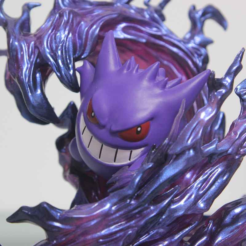 👻 Pokemon Gengar vs Snorlax Artiglio Fantasma – Action Figure 18 cm PVC