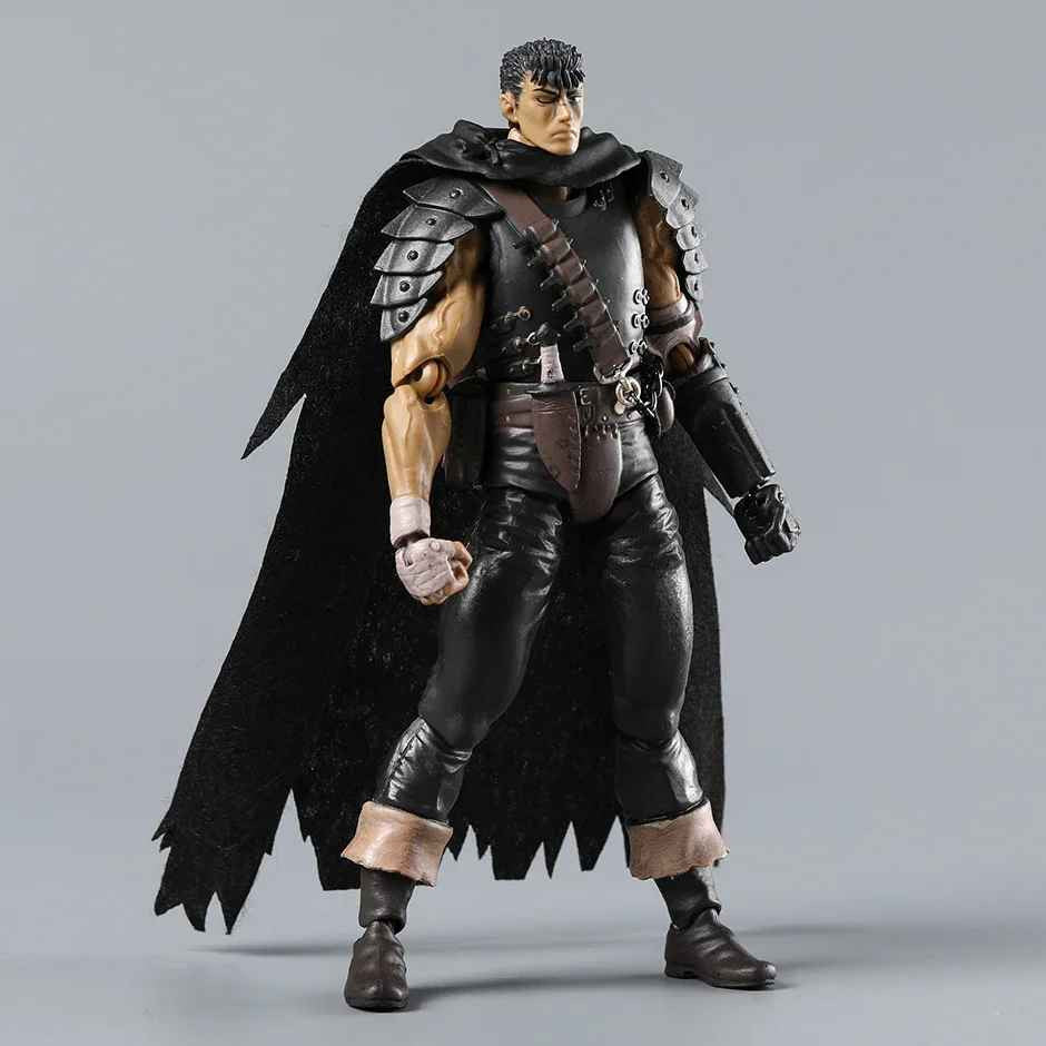 ⚔️ Berserk Guts Action Figure Spadaccino Nero Ver. Anime PVC da Collezione