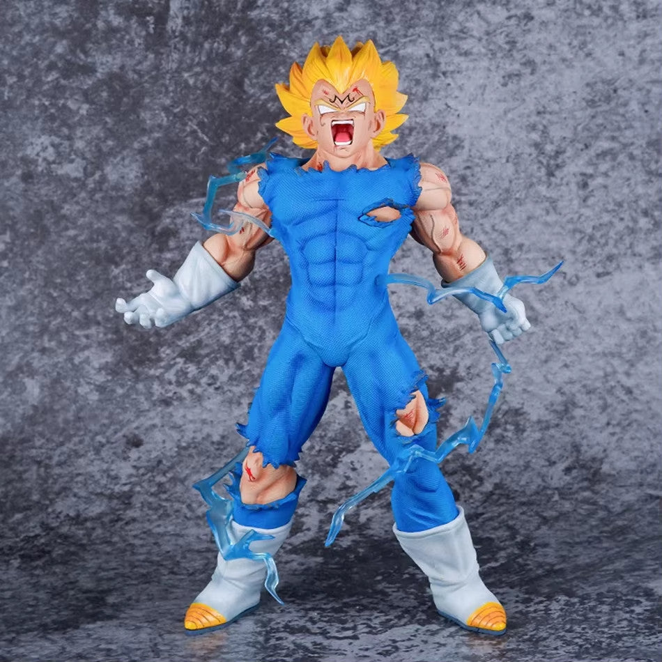 ACTION FIGURE💥 DRAGON BALL Z MAJIN VEGETA SUPER SAYAN 28 CM SPED.GRATUITA
