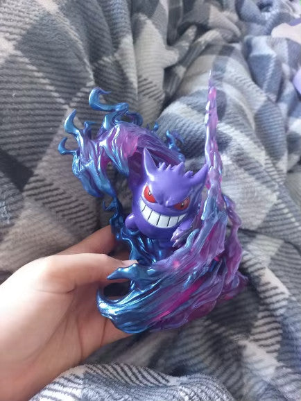 👻 Pokemon Gengar vs Snorlax Artiglio Fantasma – Action Figure 18 cm PVC