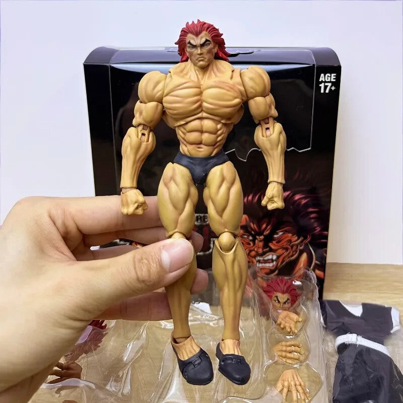 š„ST Baki Hanma - 17CM Action Figure di Hanma Yuujiro | Da Collezione in PVCš„