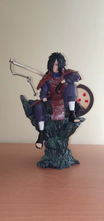 🔥 Naruto Action Figure 30cm Uchiha Madara PVC Statua Anime Collezione 🎌