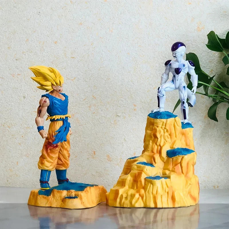 🐉 Dragon Ball Z Action Figure 31cm – Goku SSJ vs Freezer Anime