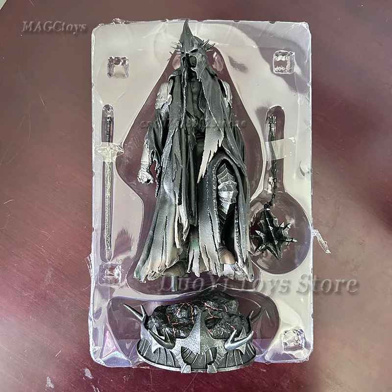IL SIGNORE DEGLI ANELLI Action Figure Nazgul, Angmar,Sauron 21-27CM CON SCATOLA