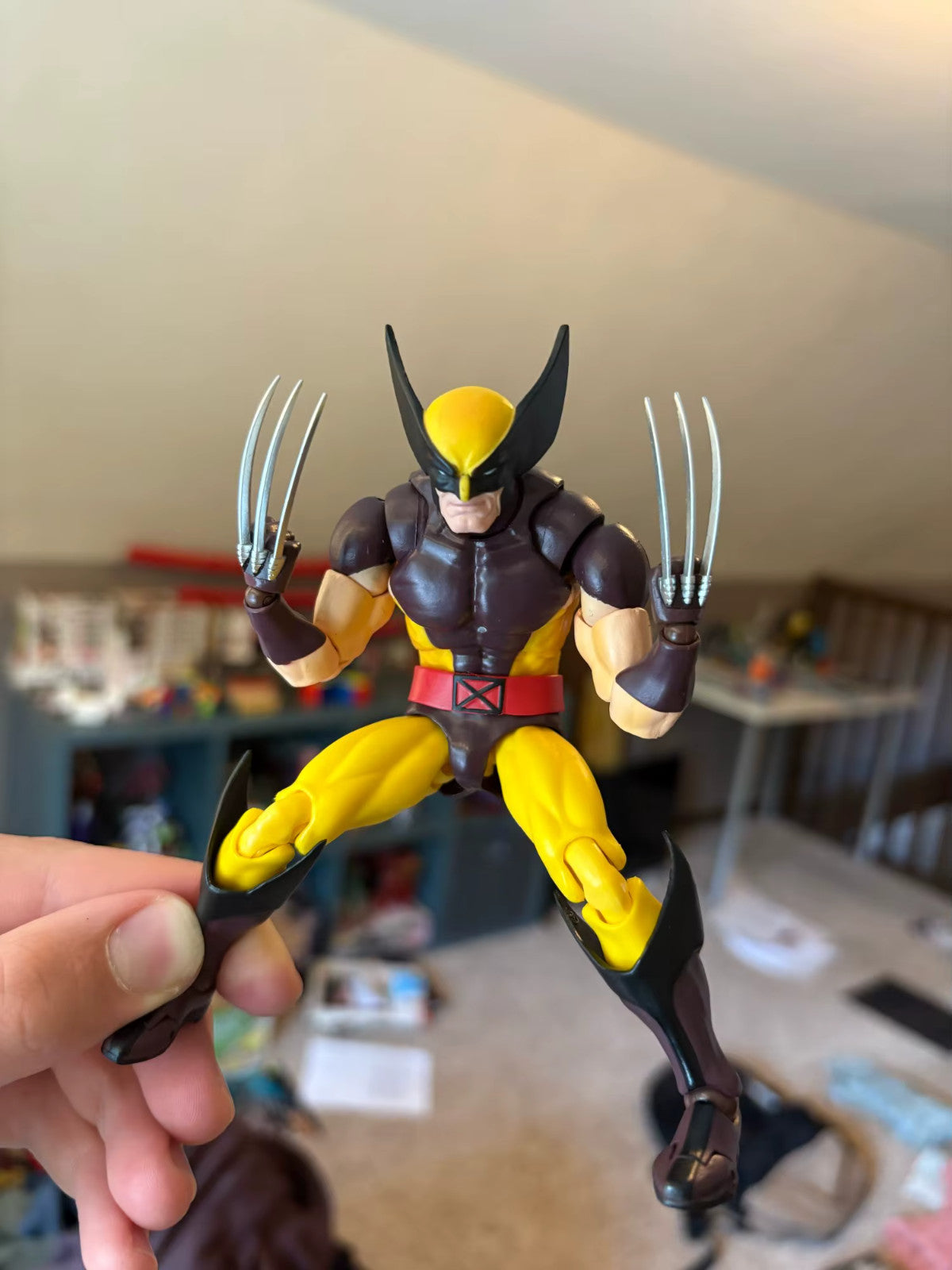 🔥 Mafex 138 Wolverine Deadpool 3 Action Figure PVC Statua da Collezione
