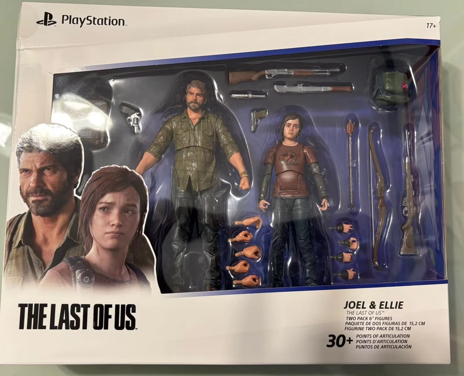 PlayStation The Last Of Us Part 2 Joel Ellie Action Figure 2pcs 18 cm e 15cm