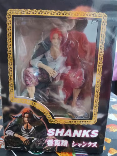 One Piece Film Red Yonko Red Hair Shanks 17Cm PVC Action Figure CON SCATOLA