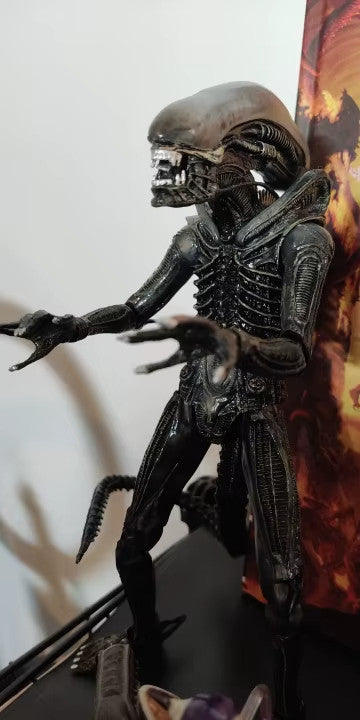 NECA Big Chap Alien Figure, 40th Anniversario CON SCATOLA ORIGINALE SCALA 1/12