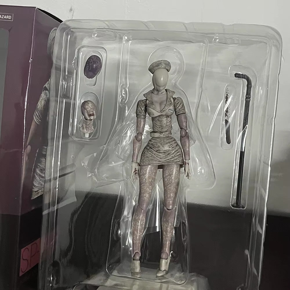 SILENT HILL 2 (Pyramid Head+Nurse)action figure 18CM CON SCATOLA 🚛SPED.GRATUITA