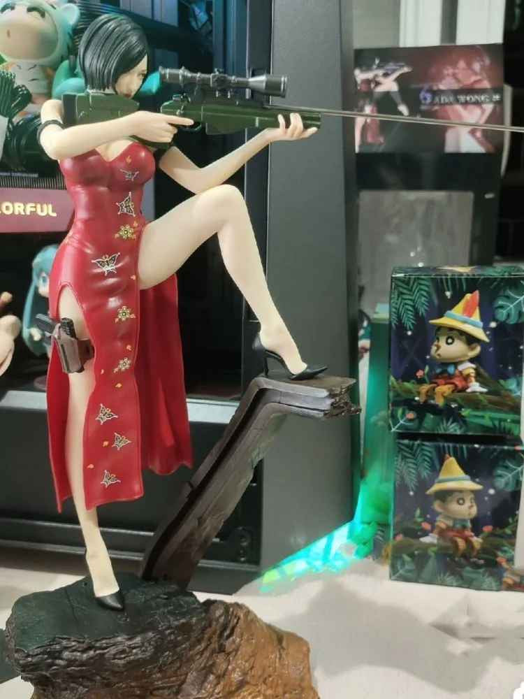33cm Anime Resident Evil Action Figure Ada Wong CON SCATOLA ORIGINALE