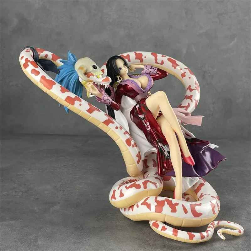 👑 Boa Hancock 🔥 Figura One Piece con Serpenti • Qiwuhai Seduta CON SCATOLA