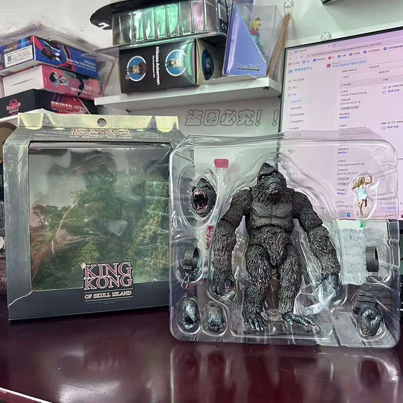 Neca ✅King Kong Action figure 18 CM Da Collezione Con 🎀Original Box