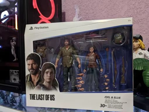 PlayStation The Last Of Us Part 2 Joel Ellie Action Figure 2pcs 18 cm e 15cm