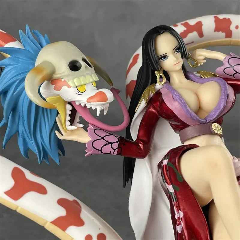 👑 Boa Hancock 🔥 Figura One Piece con Serpenti • Qiwuhai Seduta CON SCATOLA