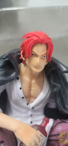 One Piece Film Red Yonko Red Hair Shanks 17Cm PVC Action Figure CON SCATOLA