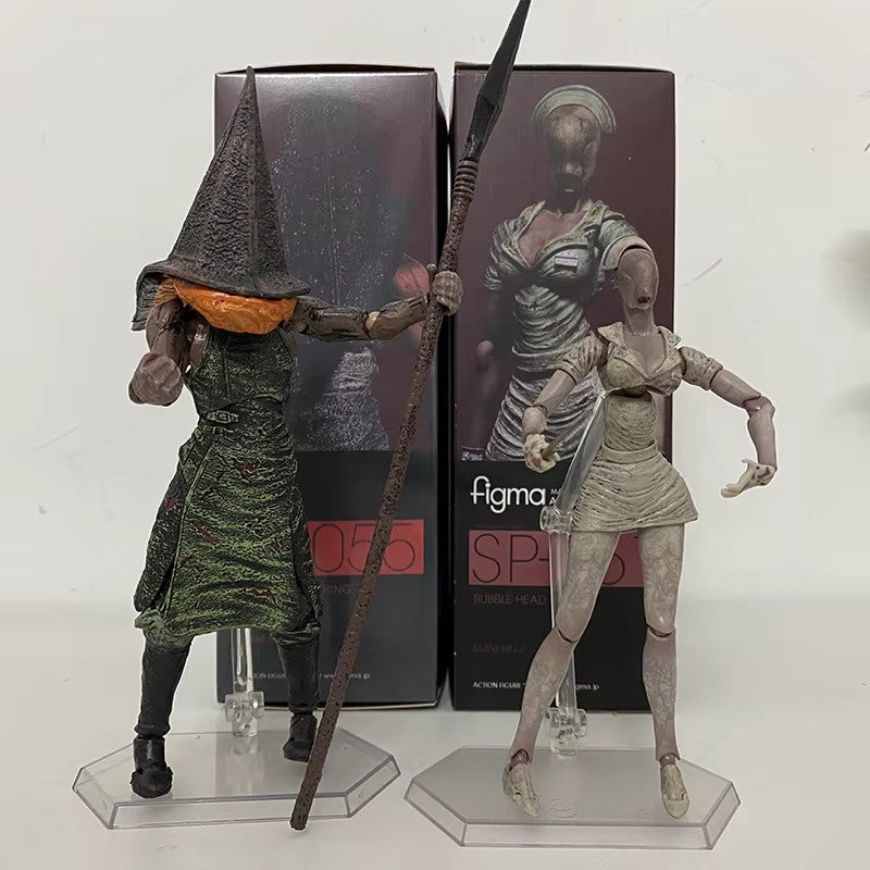 SILENT HILL 2 (Pyramid Head+Nurse)action figure 18CM CON SCATOLA 🚛SPED.GRATUITA