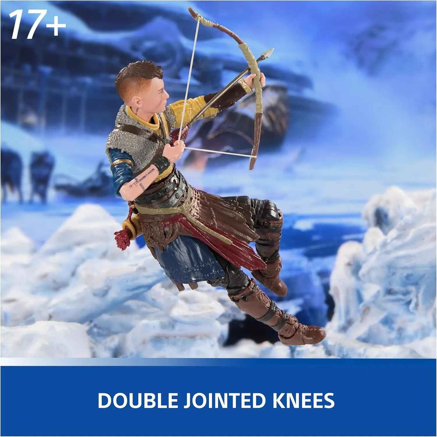 Action Figure Atreus/God Of War Ragnarok 18cm 🎀CON SCATOLA + 🚛SPED GRATUITA