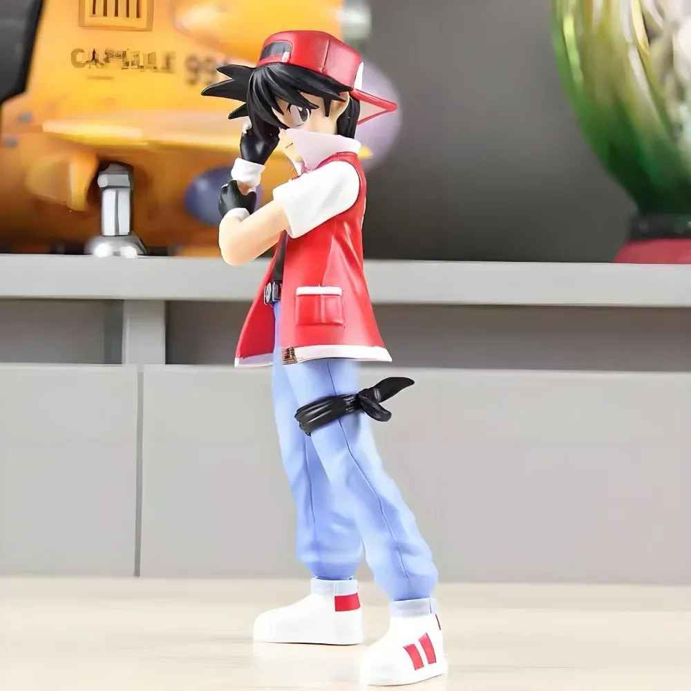 8 cm Anime Pokemen Figura Red Ash Ketchum Action Figure da Collezione✅