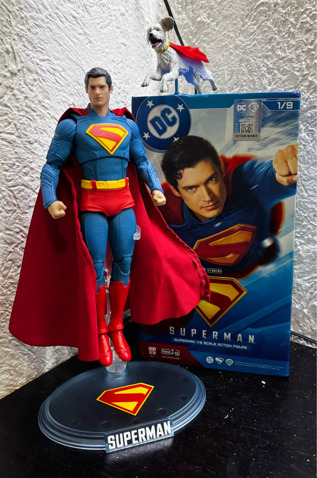 19 cm Fondjoy David Corenswet Superman Action Figure PVC ✅CON SCATOLA