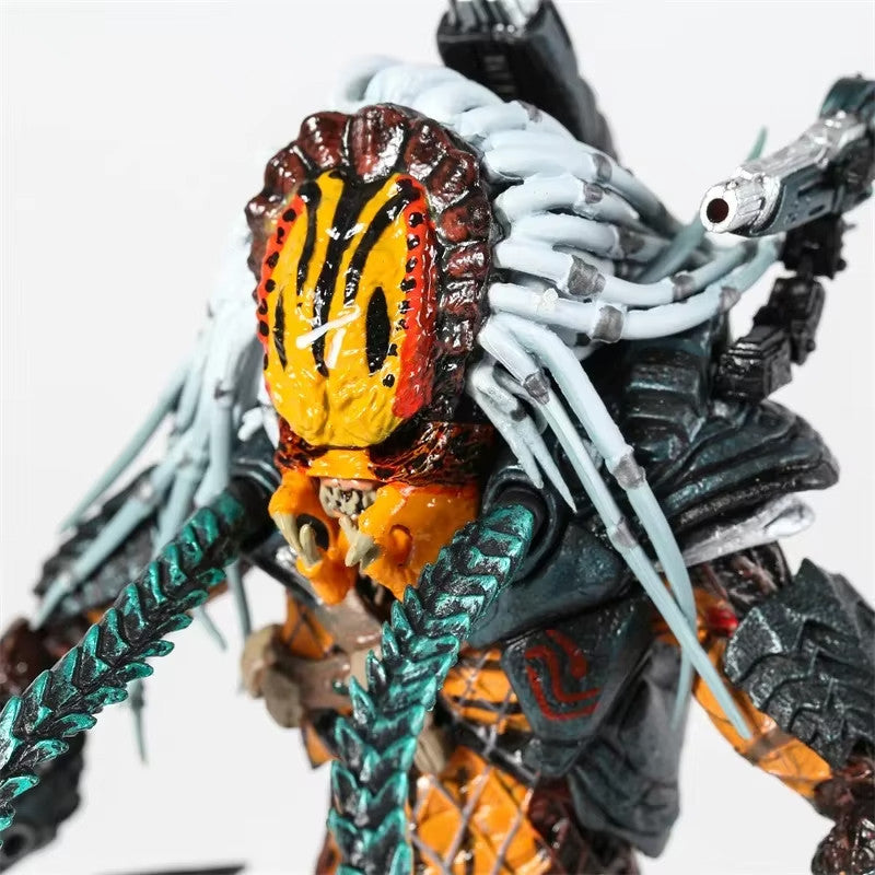 NECA 24CM Predator ULTIMATE CLAN LEADER 7" Action Figure 1:12 🚛SPED.GRATUITA