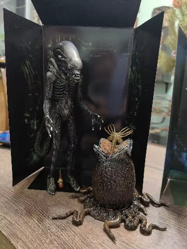 NECA Big Chap Alien Figure, 40th Anniversario CON SCATOLA ORIGINALE SCALA 1/12