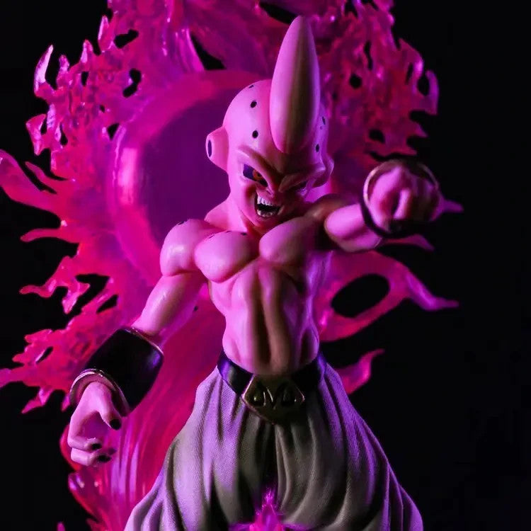Dragon Ball Anime  Majin Buu Boo Action Figure in PVC  Luce a Led Modello da col