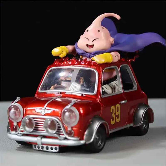 🚗 Majin Buu & Mr. Satan in Auto – Dragon Ball Z Figura 12cm 🎉