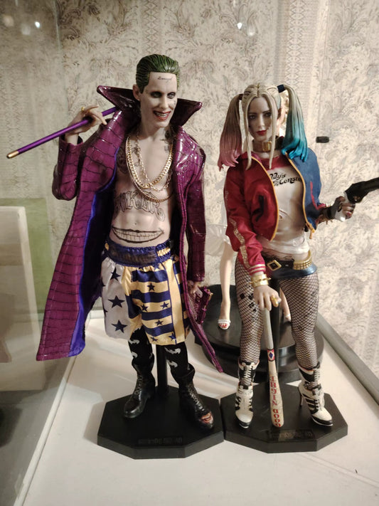 Suicide Squad Joker Harley Quinn  Action Figure 30-40 CM✅ CON SCATOLA ORIGINALE