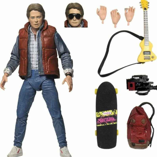 RITORNO AL FUTURO  ACTION FIGURE ULTIMATE MARTY MCFLY Con Scatola 🚘ED.GRATUITA
