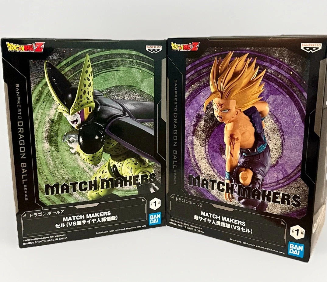 BANDAI Dragon Ball Z 🔥Super Saiyan Son Gohan vs Cell Match Makers Figure