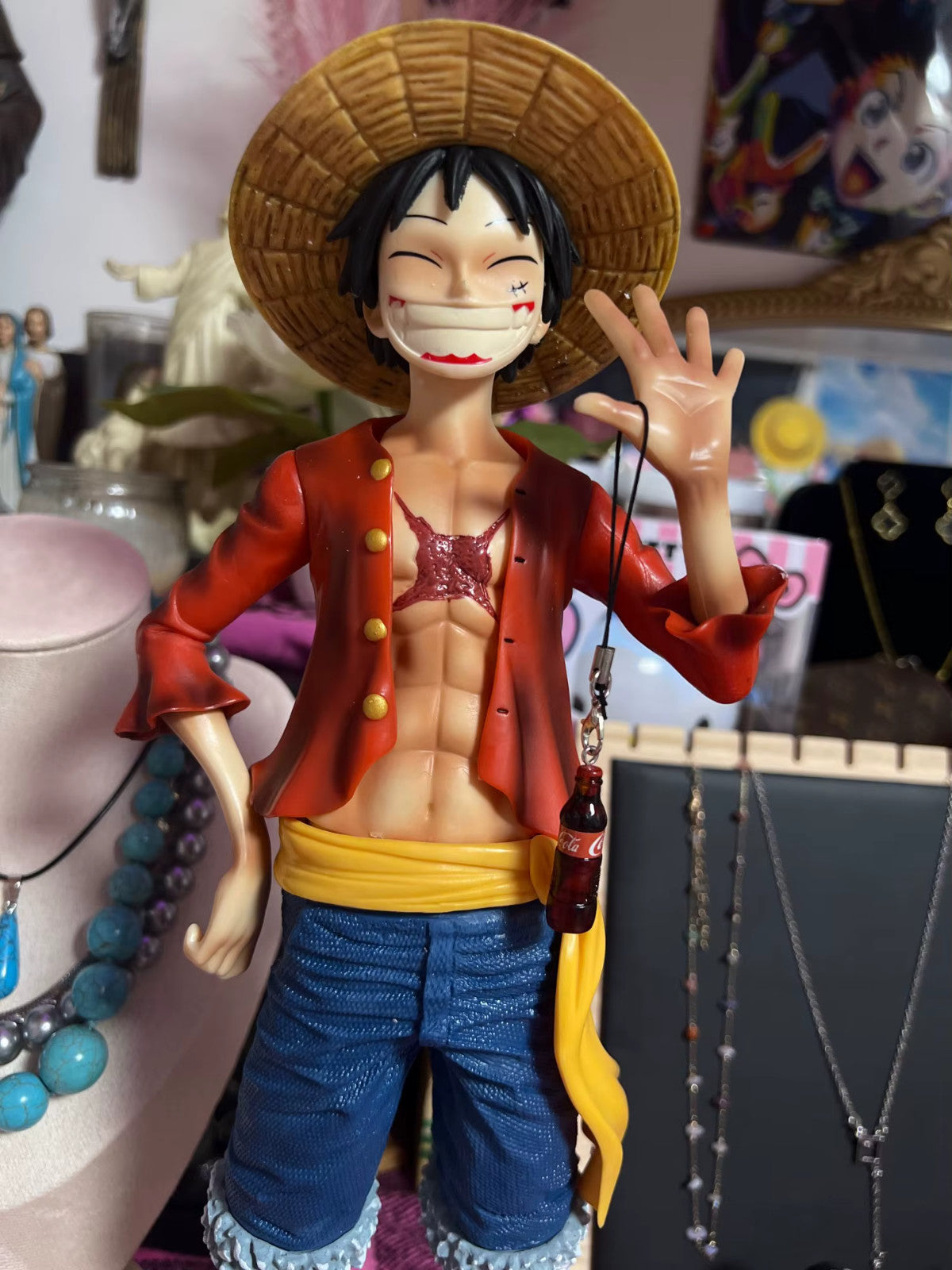 One Piece 42.5 cm Cappello di Paglia Big Smiley CON Original Box🎀