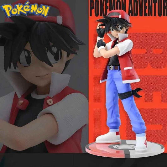 8 cm Anime Pokemen Figura Red Ash Ketchum Action Figure da Collezione✅