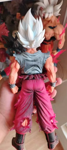 Dragon Ball Z Son GokuSuper Sayan Capelli Bianchi 28 Cm Action Figure PVC