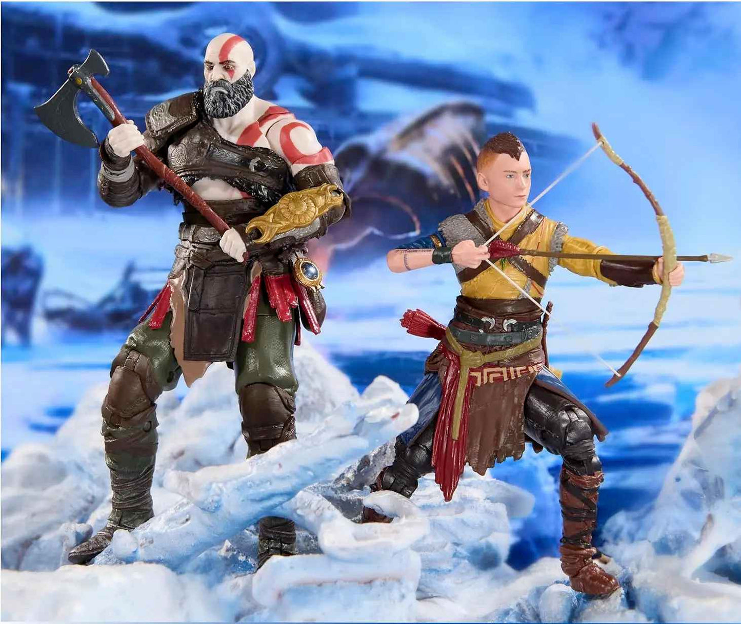 Action Figure Atreus/God Of War Ragnarok 18cm 🎀CON SCATOLA + 🚛SPED GRATUITA