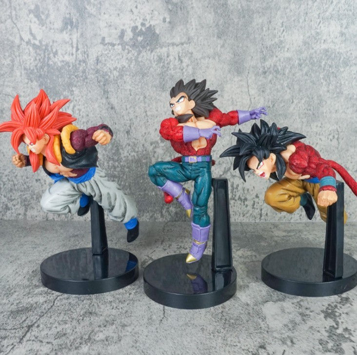 šDragon Ball GT Anime Figura SUPER SAIYAN 4 Gogeta Action Figure