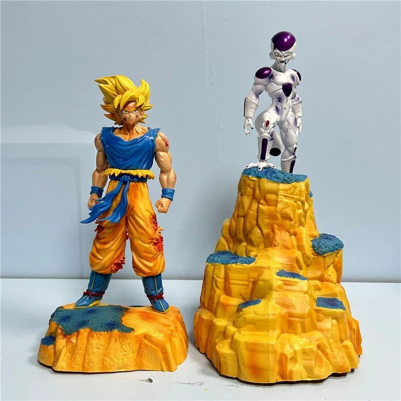 🐉 Dragon Ball Z Action Figure 31cm – Goku SSJ vs Freezer Anime