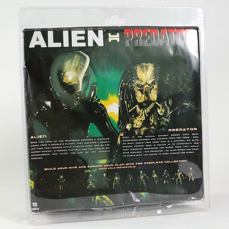 NECA Alien VS Predator ✅confezione da 2 action figure PVC 20CM+SCATOLA ORGINALE