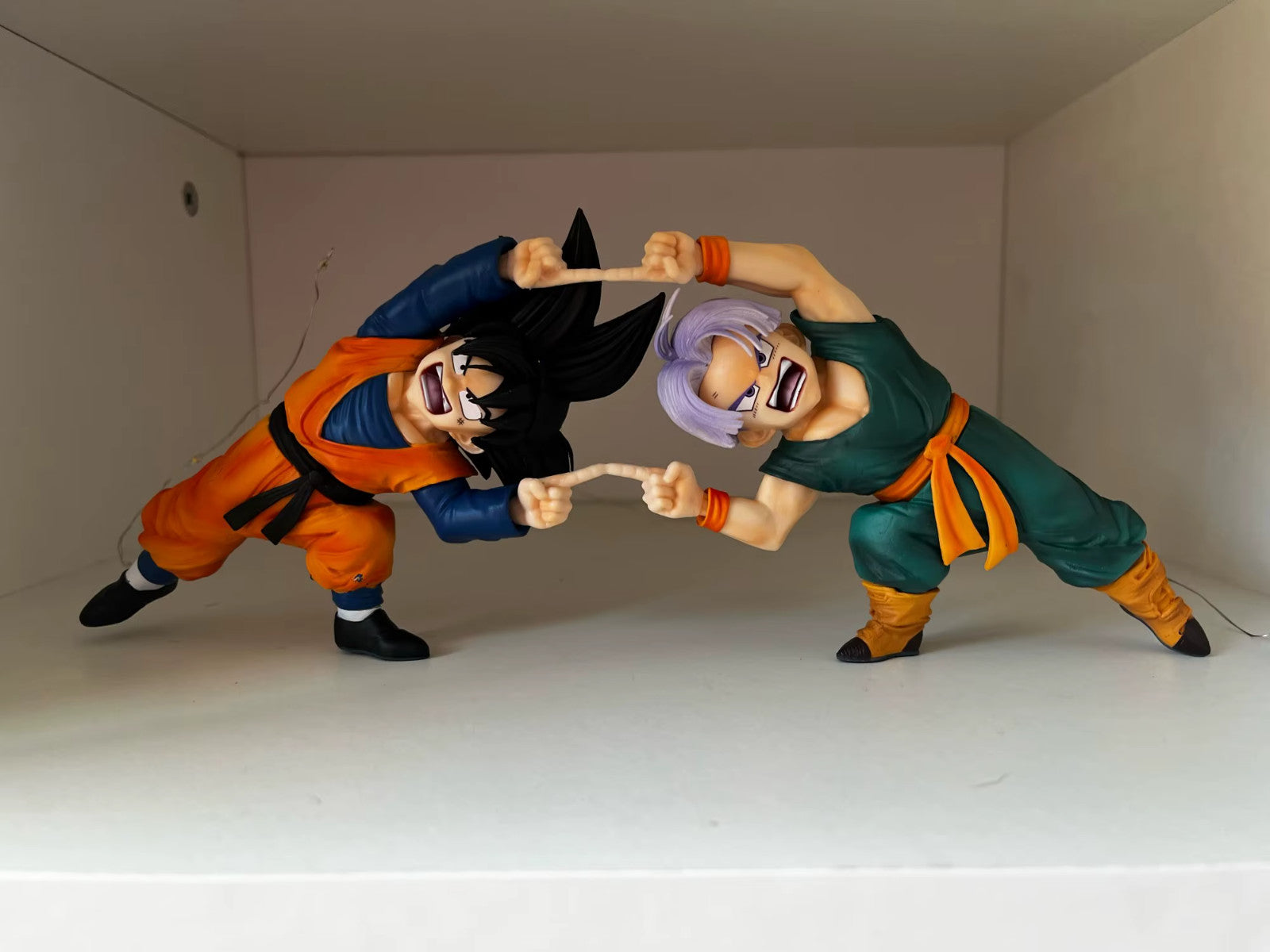 ✅DRAGON BALL Z ACTION FIGURE 10Cm GOTEN TRUNKS GOTENKS FUSION 💟CON SCATOLA
