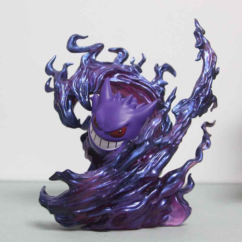 👻 Pokemon Gengar vs Snorlax Artiglio Fantasma – Action Figure 18 cm PVC