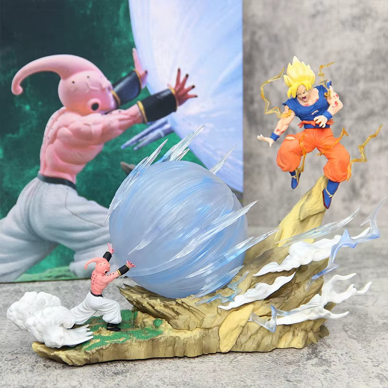 ⚡ Dragon Ball Z Goku vs Bu 21cm Genkidama PVC Action Figure da Collezione 🔥