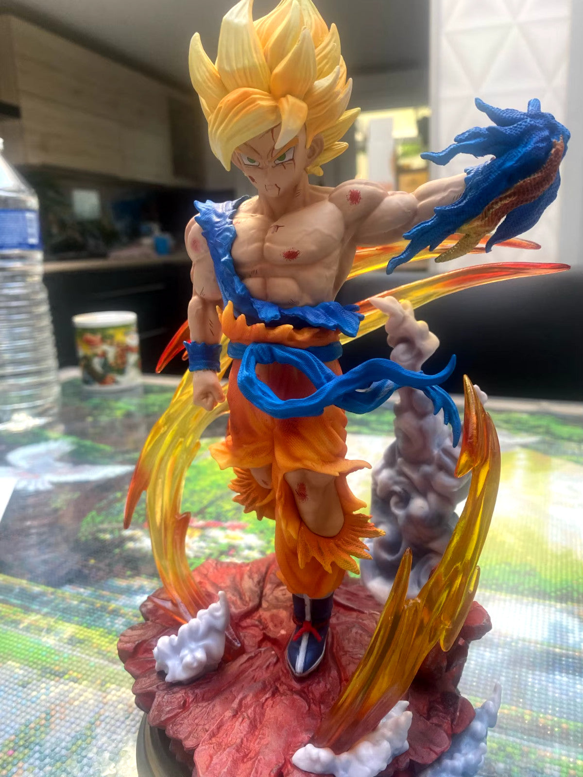 Anime Dragon Ball Z Son Goku Statue Figure Super Saiyan Gift Collection Anime